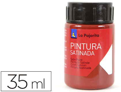 Pintura látex La Pajarita óxido rojo 35ml.